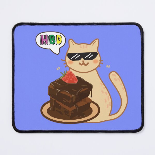 Item preview, HBD to cat designed and sold by AN3CAFE.