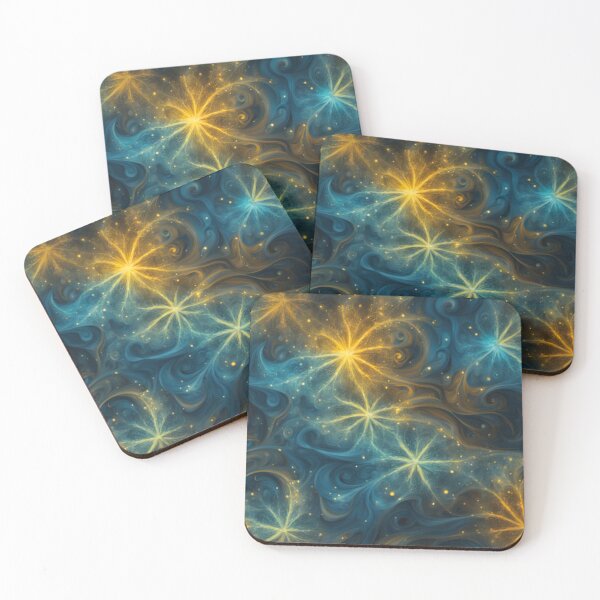 Item preview, Blue and Yellow Cosmic Radiance designed and sold by BirdsnStuff.