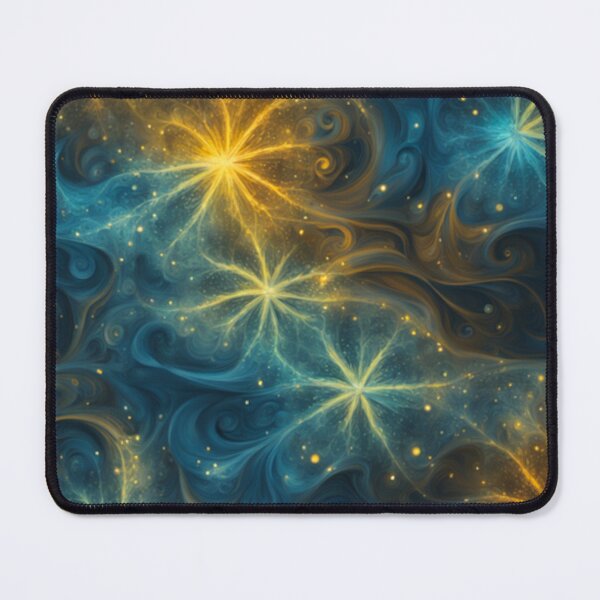 Item preview, Blue and Yellow Cosmic Radiance designed and sold by BirdsnStuff.