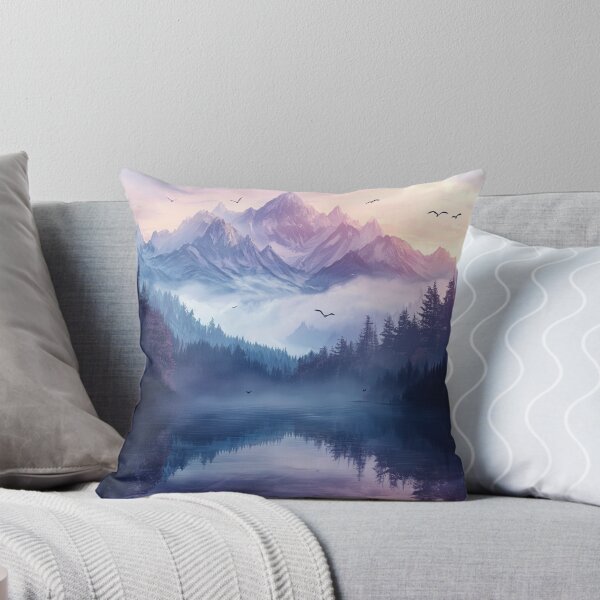 Item preview, Mountains Magical Landscape  designed and sold by NicolasGlowArt.