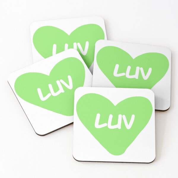 Item preview, LUV (green) designed and sold by Ally Designs.