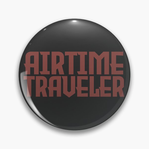 Item preview, Airtime Traveler Font Only Logo (Red) designed and sold by DiveLoopDesigns.
