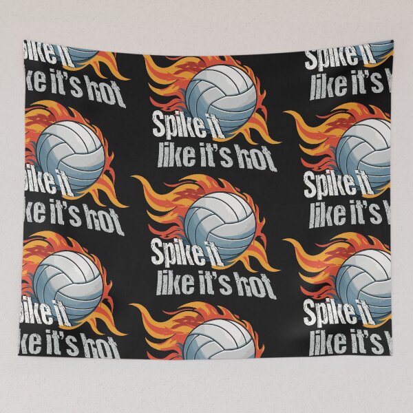 Item preview, Spike It Like It's Hot - Volleyball game designed and sold by portokalis.