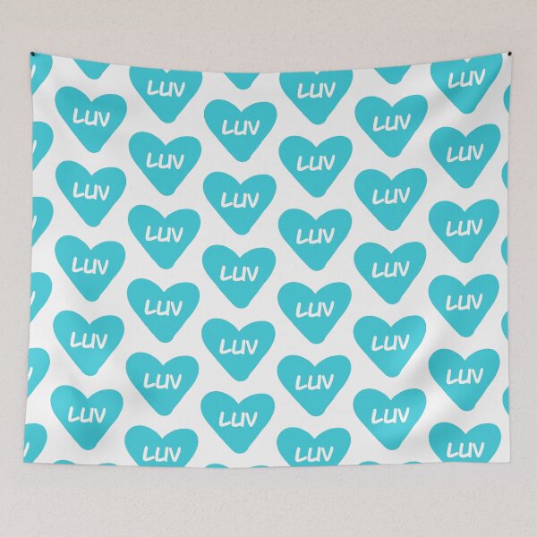 Item preview, LUV (blue) designed and sold by Ally Designs.