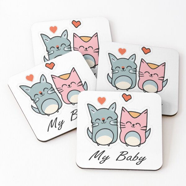 Aperçu de l'œuvre My Favorite Is Cats Funny Stickers créée et vendue par Mahmoudshoping.