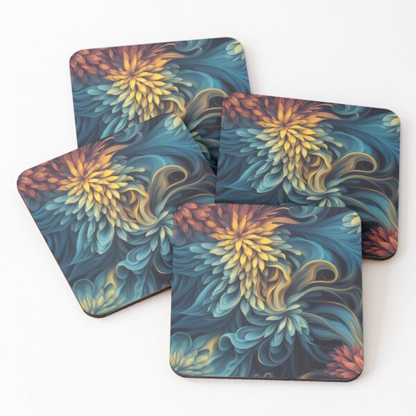 Item preview, Blue and Yellow Cosmic Radiance designed and sold by BirdsnStuff.