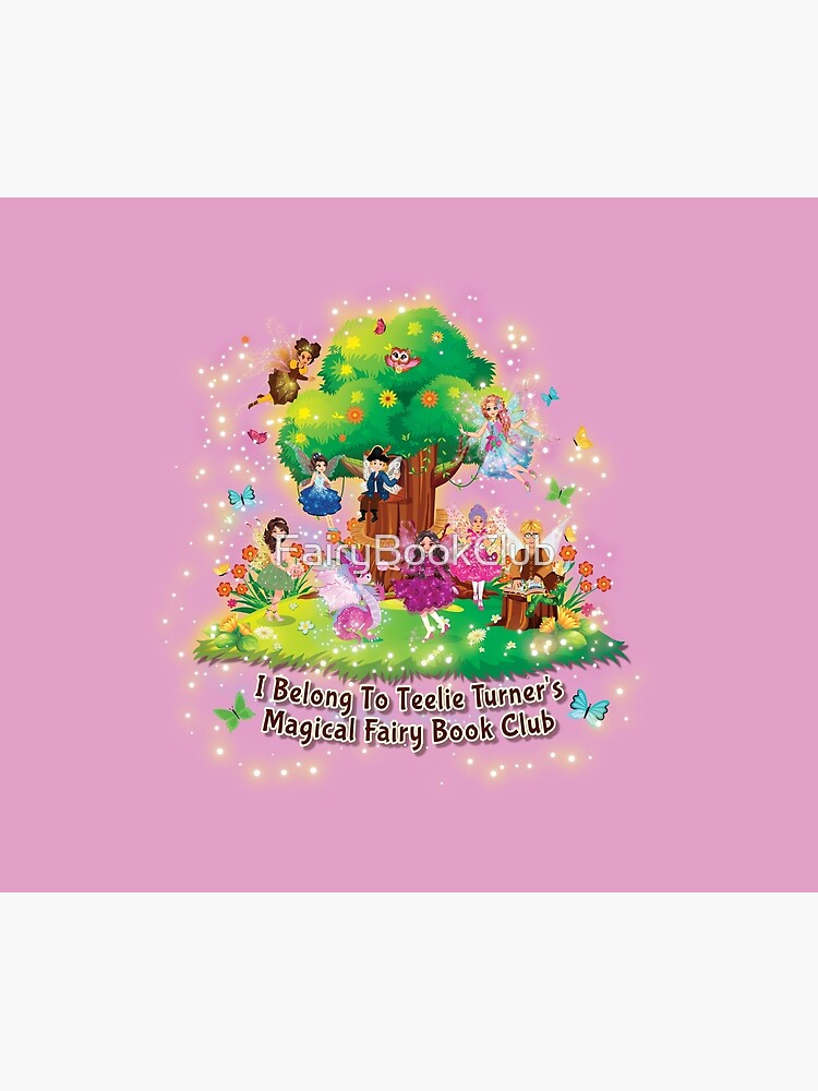 Thumbnail 5 of 5, Shower Curtain, Teelie Turner's Magical Fairy Book Club Fairies At Play™ designed and sold by FairyBookClub.