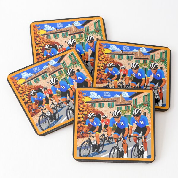Item preview, Cycling Art - Which Cafe Shall We Do Today? - Eat My Dust designed and sold by EatMyDust-Bike.