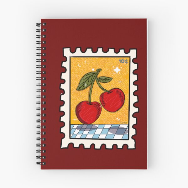 Item preview, Cherry postcard series  designed and sold by DejaDoodlesArt.