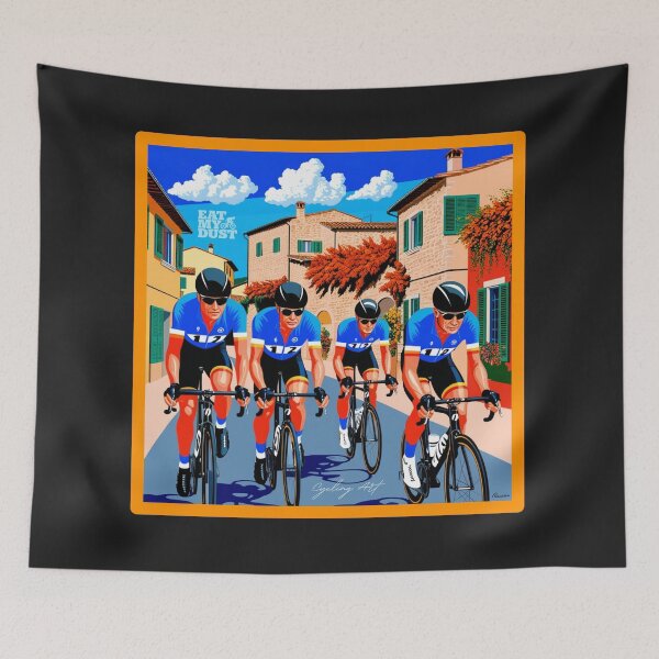 Item preview, Cycling Art - Shall We Have A Go At The KOM? - Eat My Dust designed and sold by EatMyDust-Bike.