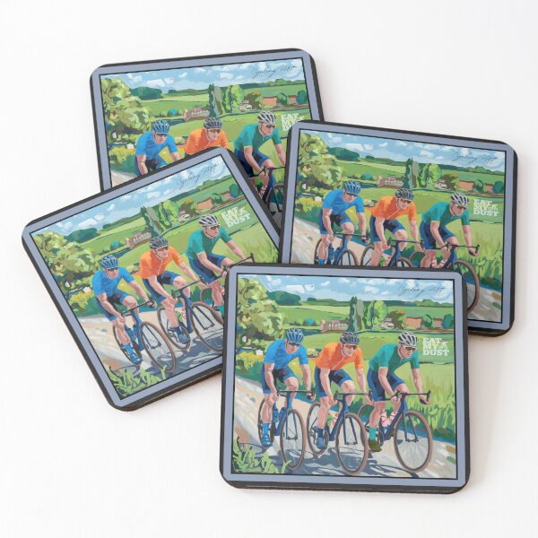 Item preview, Cycling Art - Quiet Country Roads - Eat My Dust designed and sold by EatMyDust-Bike.