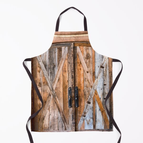 Aperçu de l'œuvre Porte de grange rustique de style western country Barnwood Farmhouse créée et vendue par LEILA ART SPACE.