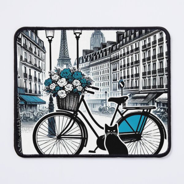 Item preview, Paris Black Cat - Design Nr 177 designed and sold by WeimTrails.