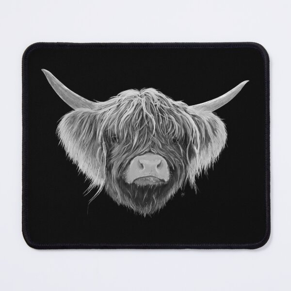 Item preview, Wee Charlie Fluffy Ears Scottish Highland Cow designed and sold by brodyquixote.