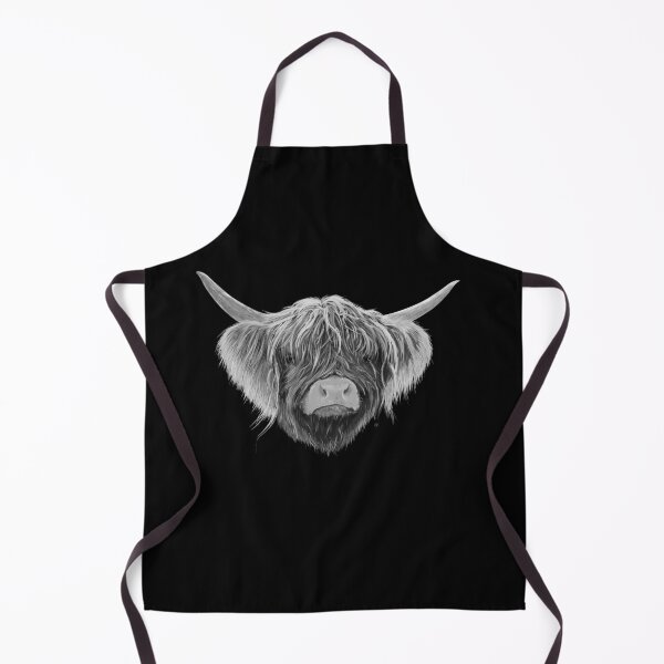 Item preview, Wee Charlie Fluffy Ears Scottish Highland Cow designed and sold by brodyquixote.