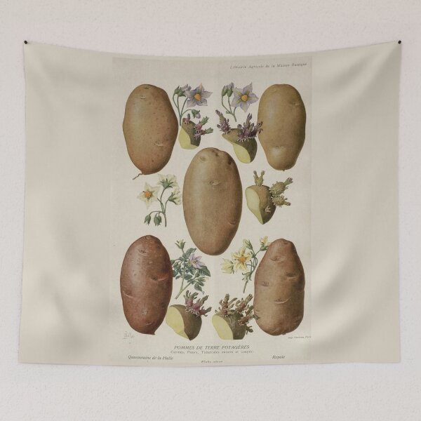 Item preview, Flowers of Solanum tuberosum (potato-potato) designed and sold by PatronesKawai.