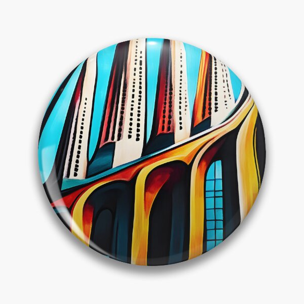 Item preview, Abstract Cityscape of Sagrada Familia Barcelona Spain with Curvilinear Architectural Designs AI Generated designed and sold by OlfactoART Studio.