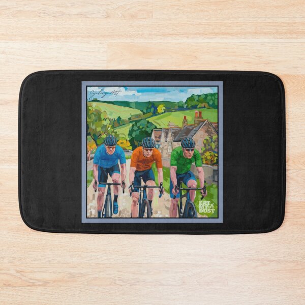 Item preview, Cycling Art - One More Climb To The Cafe - Eat My Dust designed and sold by EatMyDust-Bike.