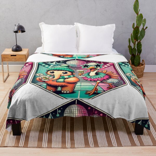 Item preview, Retro Dance: Mammoth and Ostrich designed and sold by WildVista.
