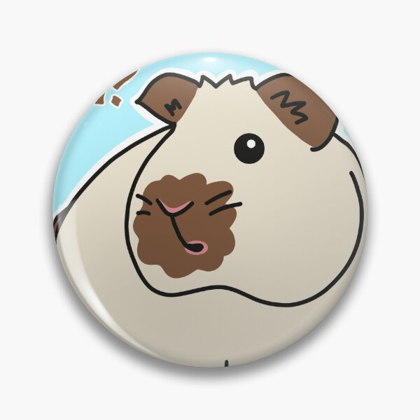 Item preview, Cute Guinea pig: Himalayan cavy saying urh? designed and sold by Catphonesoup.
