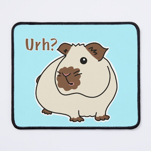 Item preview, Cute Guinea pig: Himalayan cavy saying urh? designed and sold by Catphonesoup.