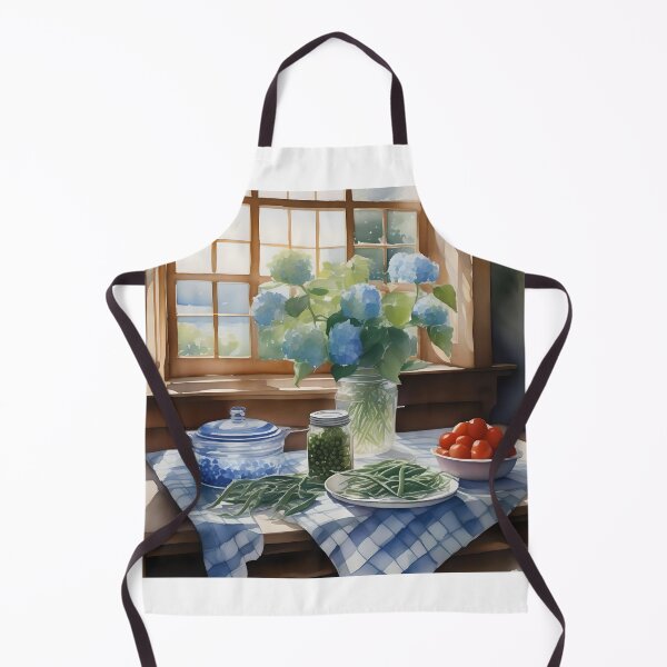 Item preview, Watercolor Farm Kitchen Table With Green Beans B designed and sold by Oldetimemercan.