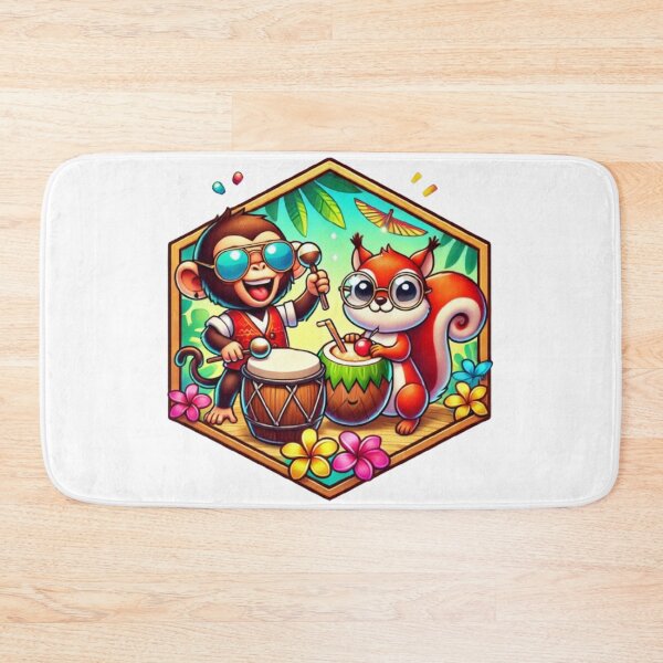 Item preview, Jungle Jive: Chimpanzee and Squirrel designed and sold by WildVista.