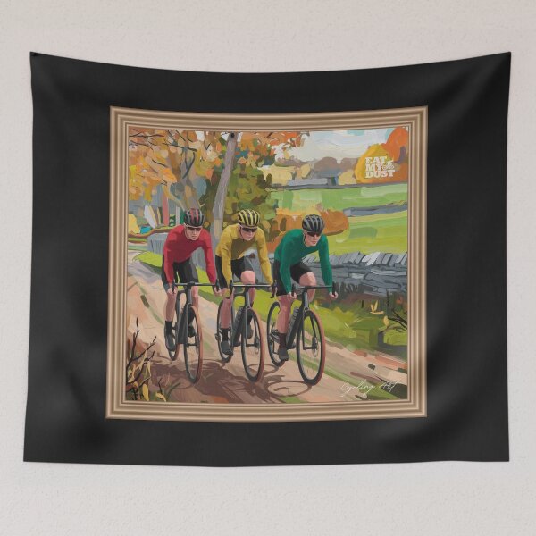 Item preview, Cycling Art - Gravel Trio - Eat My Dust designed and sold by EatMyDust-Bike.