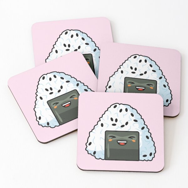 Item preview, Cute Kawaii Onigiri Rice Ball Sushi designed and sold by KILLTHEBOX.