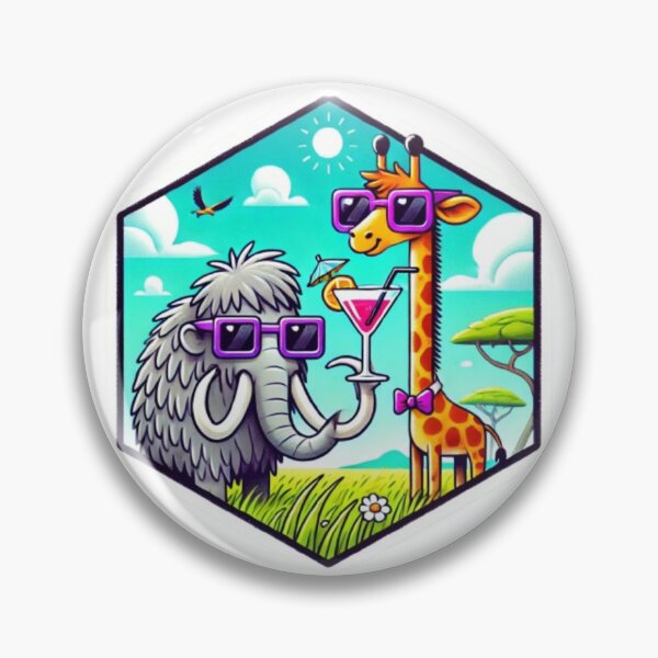 Item preview, High and Mighty: Mammoth and Giraffe designed and sold by WildVista.
