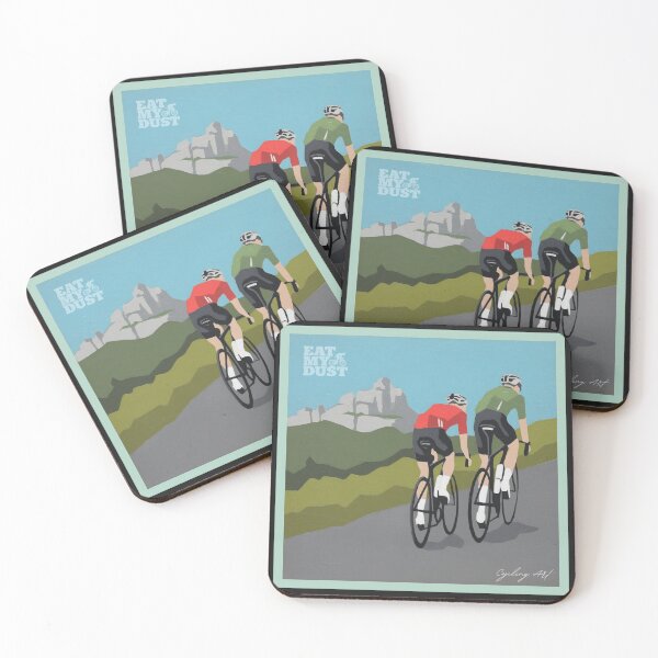 Item preview, Cycling Art - Minimalist Effort - Eat My Dust designed and sold by EatMyDust-Bike.