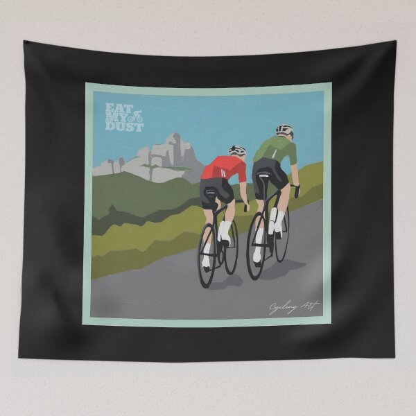 Item preview, Cycling Art - Minimalist Effort - Eat My Dust designed and sold by EatMyDust-Bike.