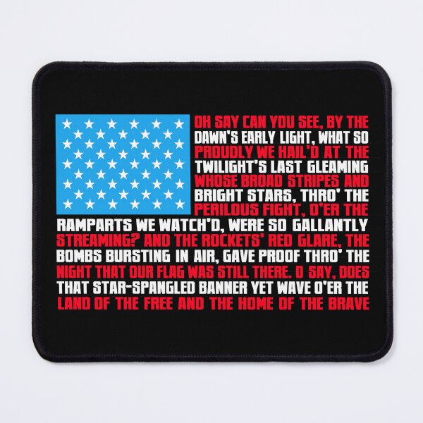 Item preview, American National Anthem Patriotic Design designed and sold by PNGShop.