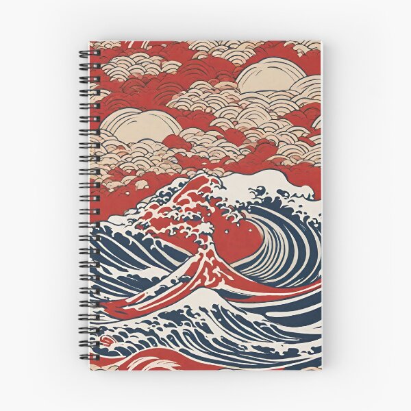 Item preview, Japanese Art, Kanagawa Style Wave, Hokusai Style Wave designed and sold by Mariana Piana.