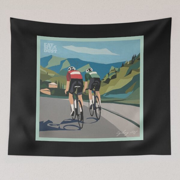 Item preview, Cycling Art - Now For The Descent - Eat My Dust designed and sold by EatMyDust-Bike.