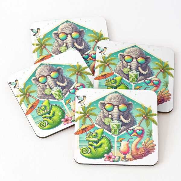 Item preview, Sunglasses Squad: Mammoth, Chameleon, Ostrich designed and sold by WildVista.