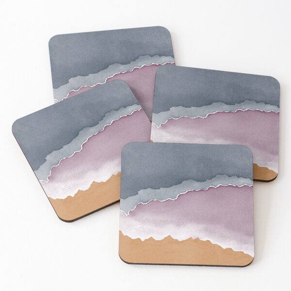 Item preview, Desert Sunset Abstract Watercolor Painting - Rust, Beet, Dusk designed and sold by Irene Estelle.