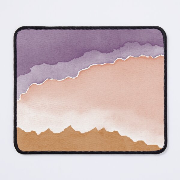 Item preview, Desert Sunset Abstract Watercolor Painting - Rust, Coral, Plum designed and sold by Irene Estelle.