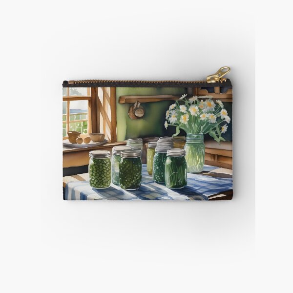 Item preview, Watercolor Farm Kitchen Table With Green Beans A designed and sold by Oldetimemercan.