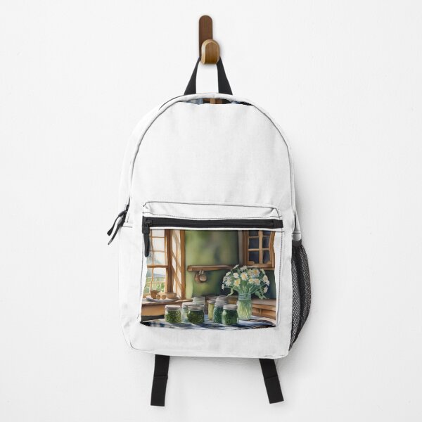Item preview, Watercolor Farm Kitchen Table With Green Beans A designed and sold by Oldetimemercan.