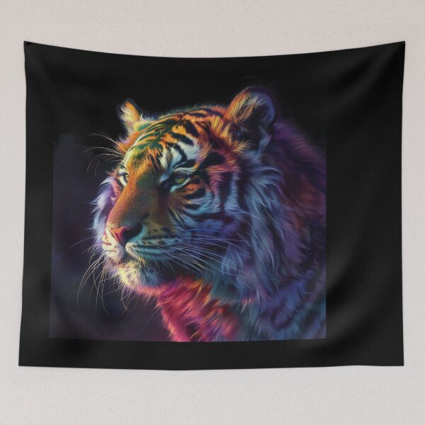 Item preview, Rainbow Tiger designed and sold by Myra365Art.