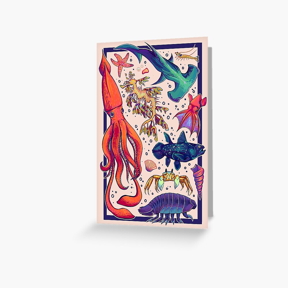 Item preview, Greeting Card designed and sold by cabbage-illu.