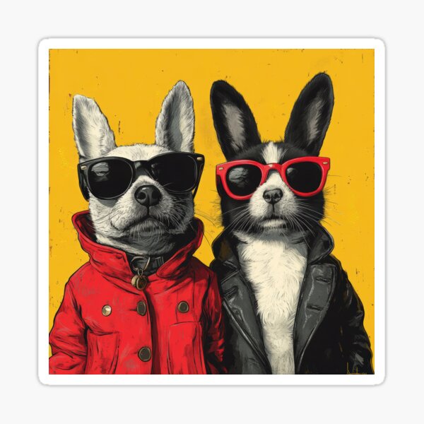 Item preview, Dog and rabbit, the warmest companions.V2 designed and sold by Nikhomsan Simpala.