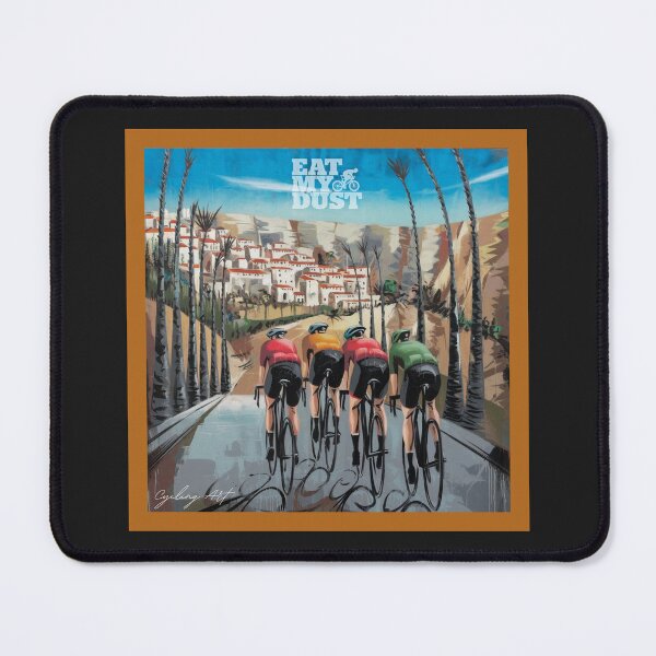 Item preview, Cycling Art - This Route Is So Cool - Eat My Dust designed and sold by EatMyDust-Bike.