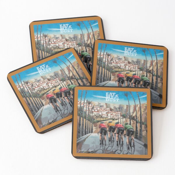 Item preview, Cycling Art - This Route Is So Cool - Eat My Dust designed and sold by EatMyDust-Bike.
