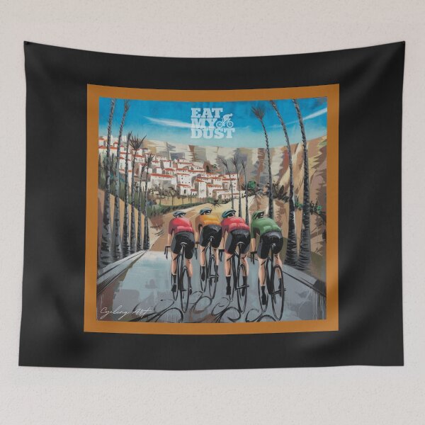 Item preview, Cycling Art - This Route Is So Cool - Eat My Dust designed and sold by EatMyDust-Bike.