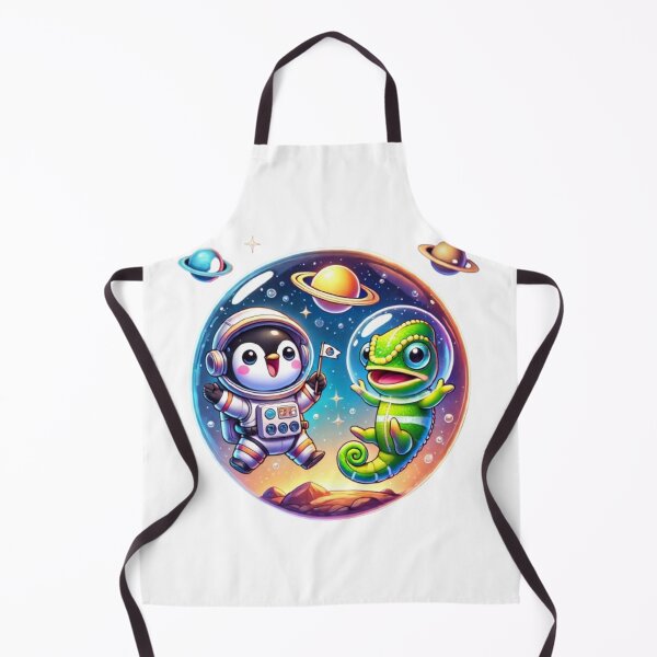 Item preview, Penguin & Chameleon: “Galactic Greetings” designed and sold by WildVista.