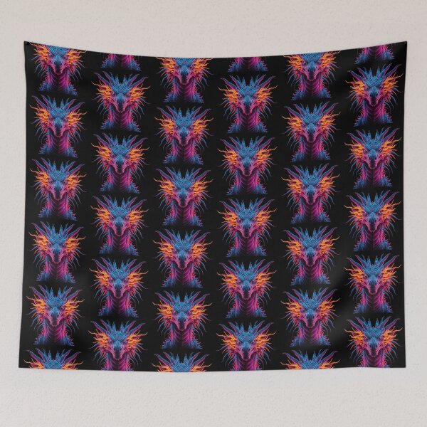 Item preview, Fierce Neon Dragon designed and sold by PinkGoddessLove.
