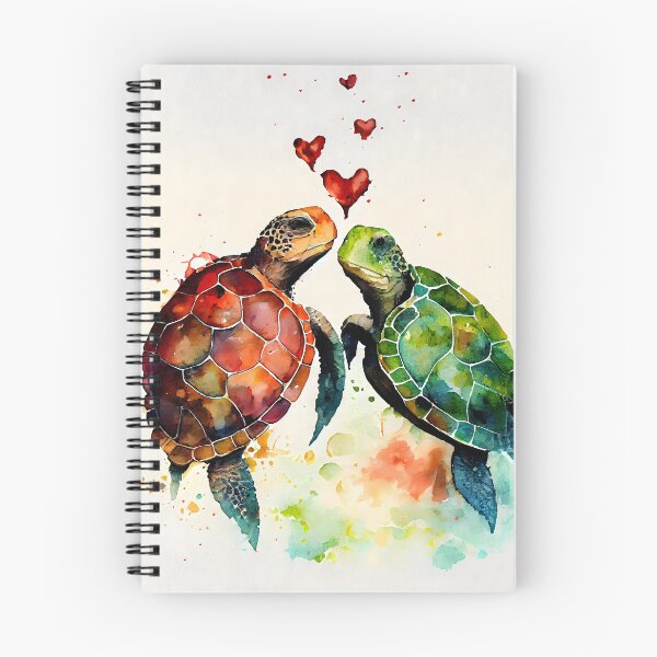 Item preview, Ocean Watercolor Sea Turtles in Love designed and sold by Frollein S Berlin.