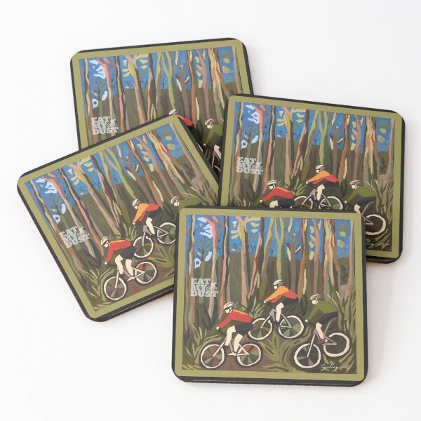 Item preview, Cycling Art - Grassy Gravel Descent - Eat My Dust designed and sold by EatMyDust-Bike.